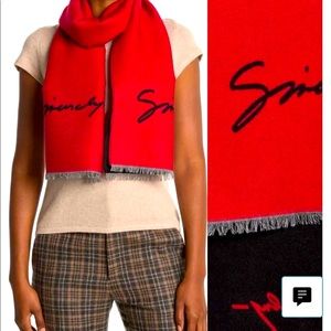 Signature GIVENCHY Wool Blend Scarf NWT